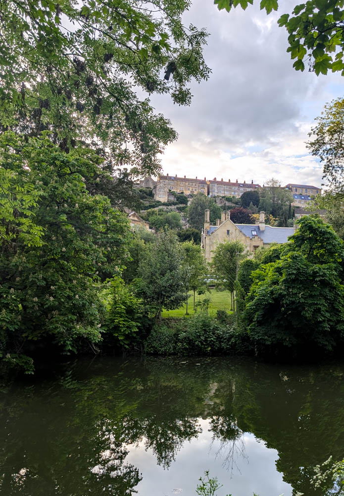 Bradford terraces past River Avon Bradford terraces past River Avon